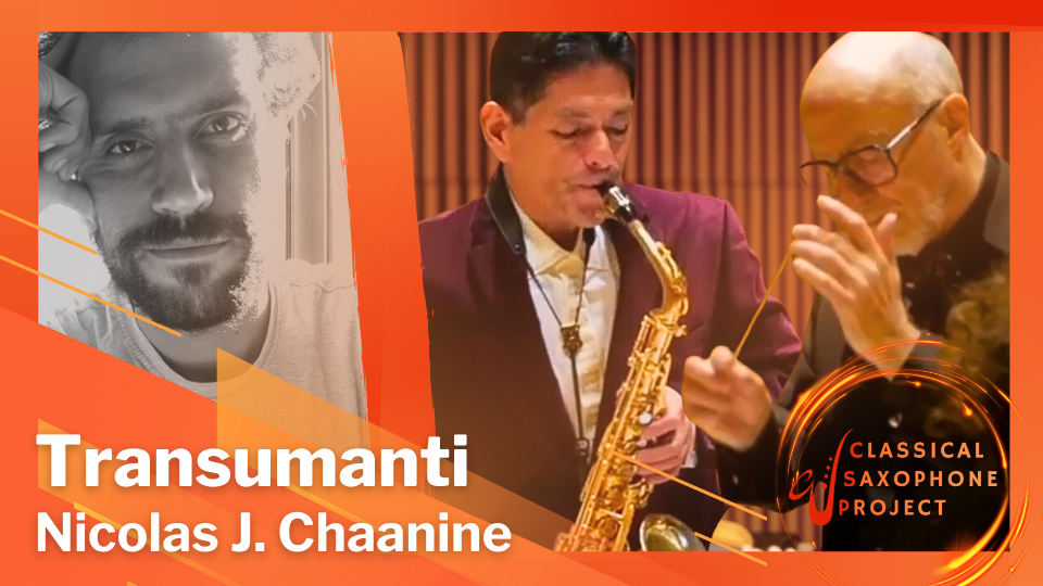 Transumanti - 'Triptych' for alto saxophone by Nicolas J. Chaanine
