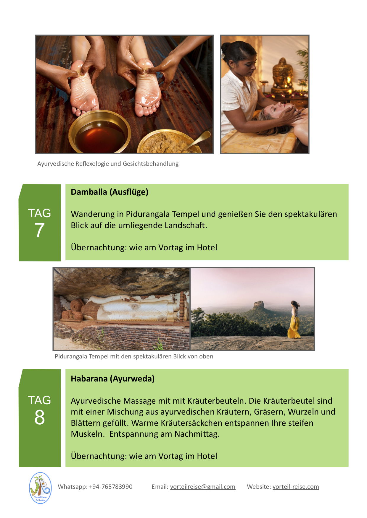 AYURVEDA mit AUSFLÜGE (10 TAGE)