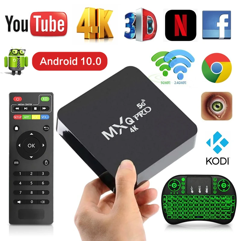 5g Wifi Mxq Pro 4k 64gb MXQ Pro 4K Wifi Android Quad Core Smart TV Box