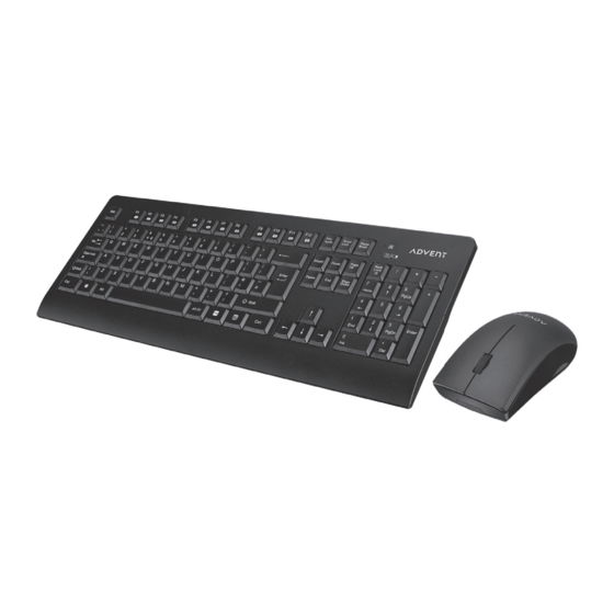 Advent Wireless Keyboard & Mouse Combo (Open Box)