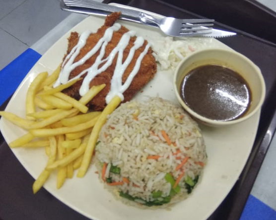 NASI GORENG CHICKEN CHOP / CHICKEN GRILL / LAMB GRILL