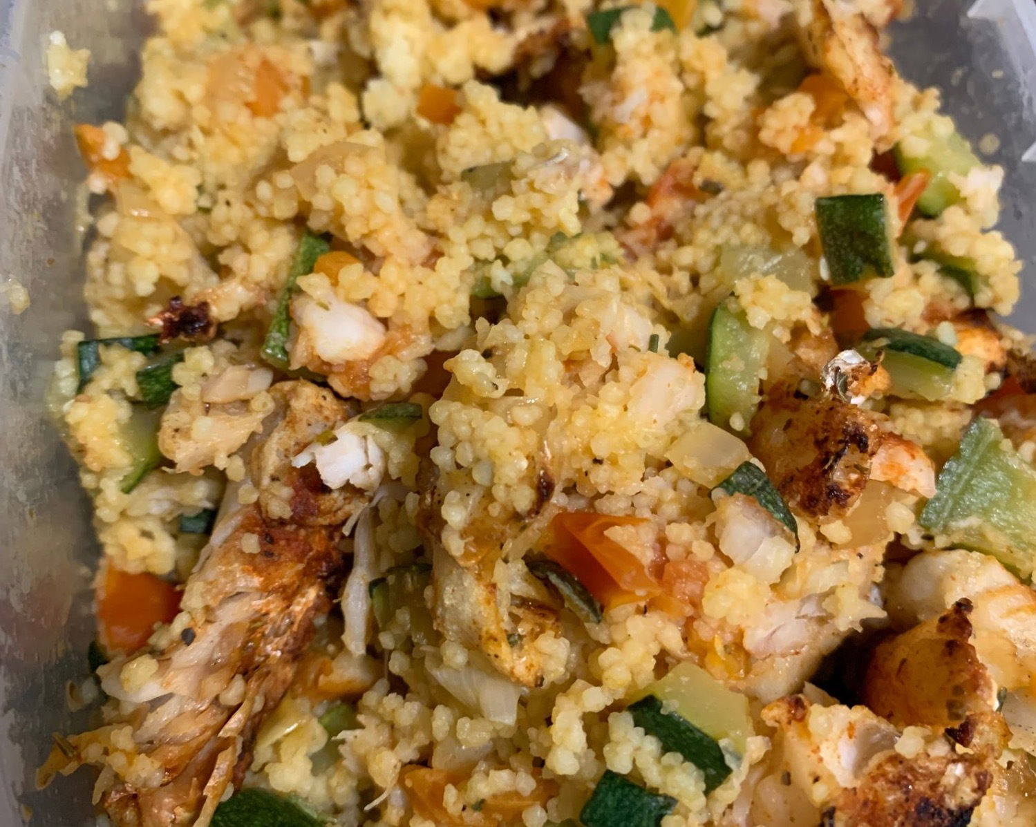Cous cous con verdure e pesce