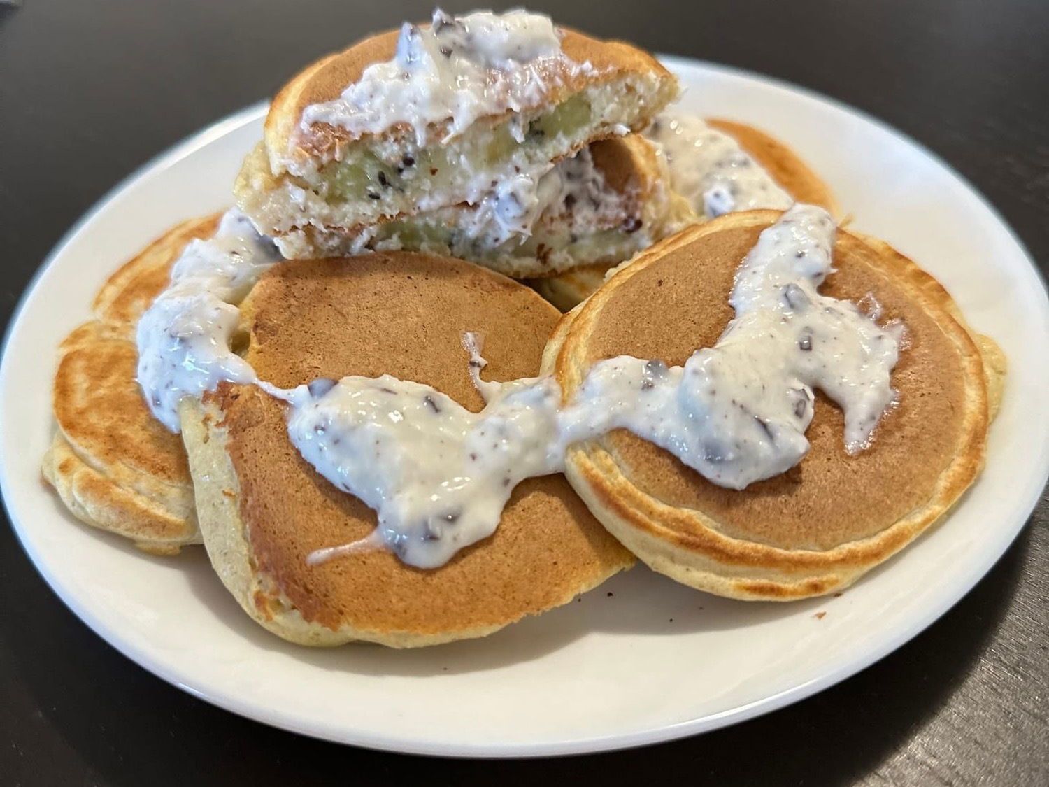 Pancake al kiwi