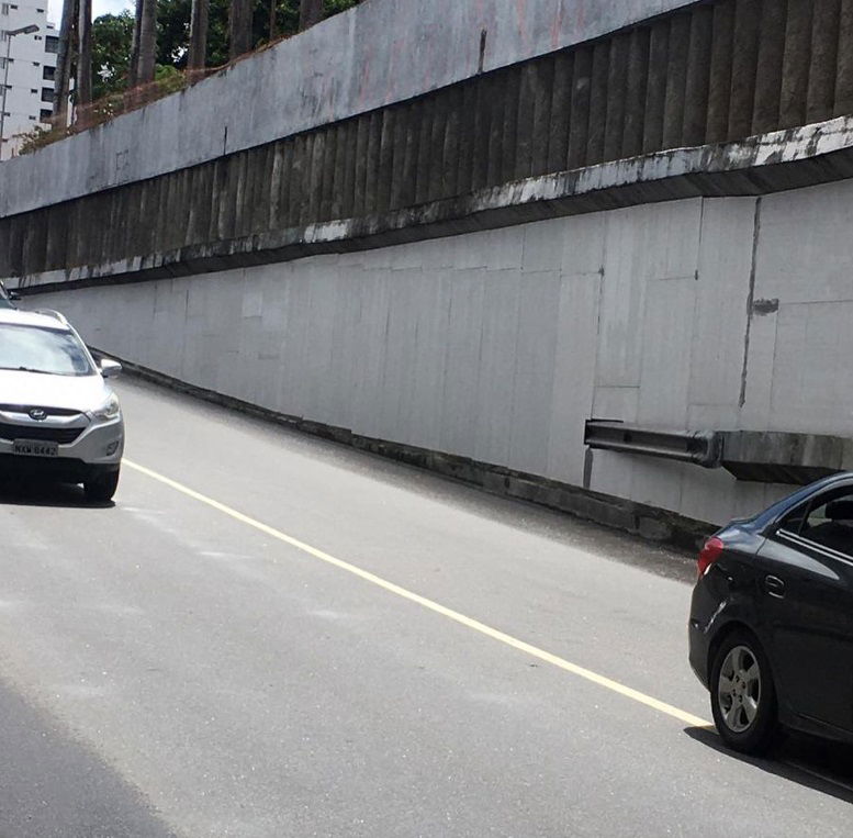 REVESTIMENTO COM PLACAS CIMENTÍCIAS - TÚNEL DA ABOLIÇÃO - PE