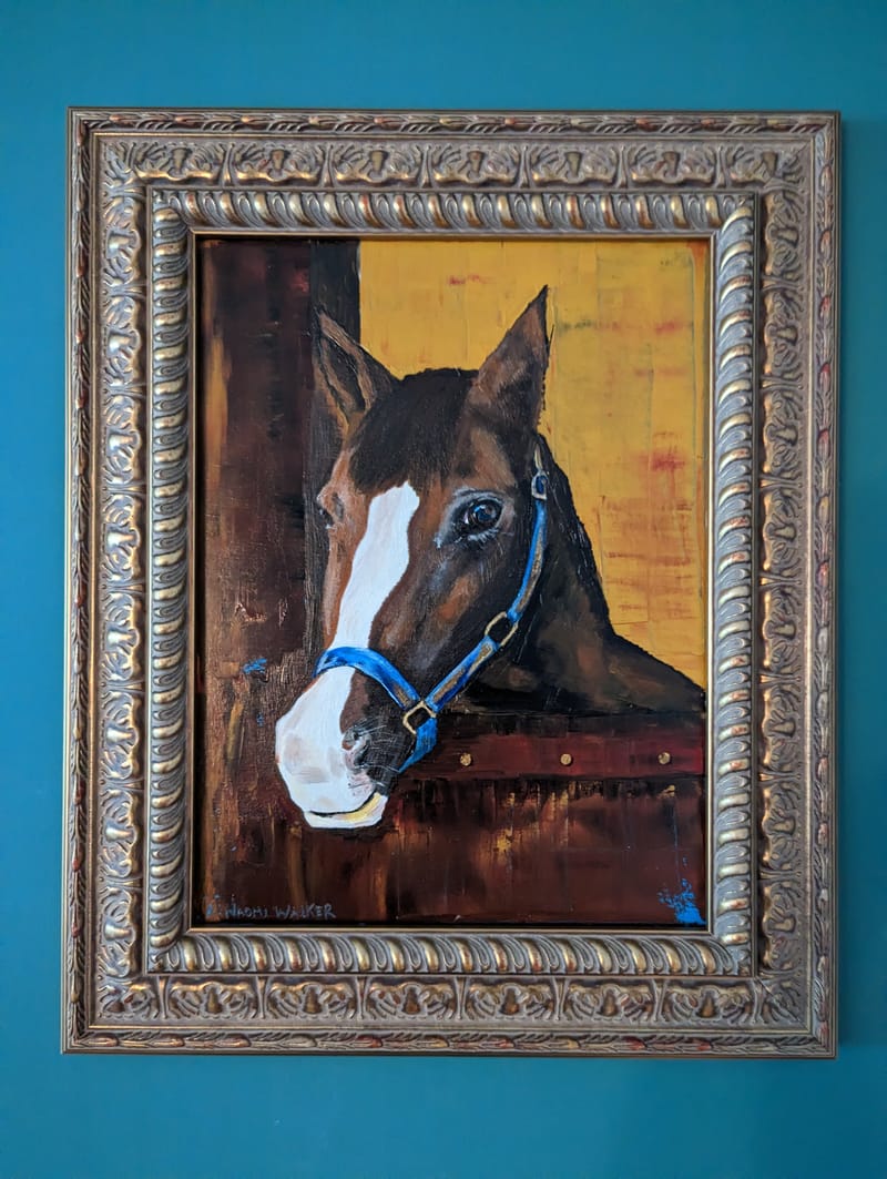 Horse in Stable