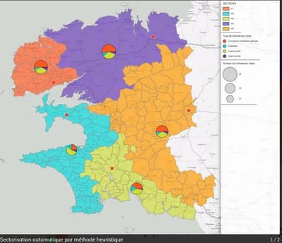 Optimisez la compétitivité de vos secteurs commerciaux grâce au géomarketing. image