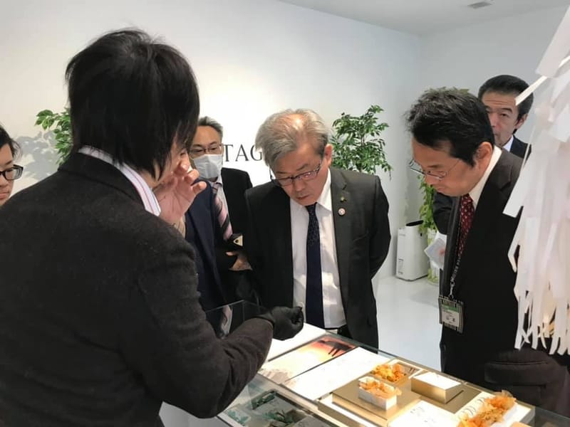 Shop opening ceremony