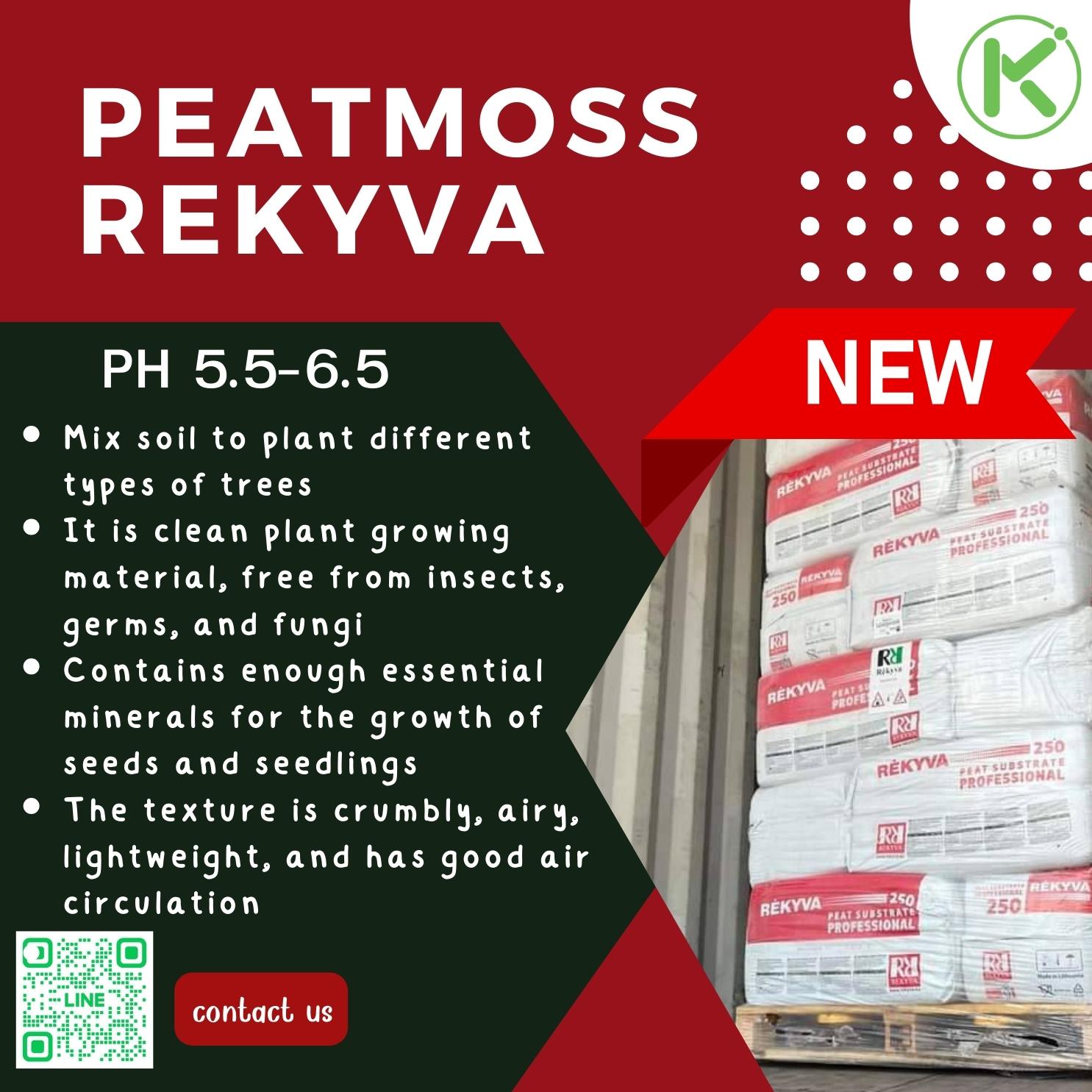 Peatmoss rekyva 250L