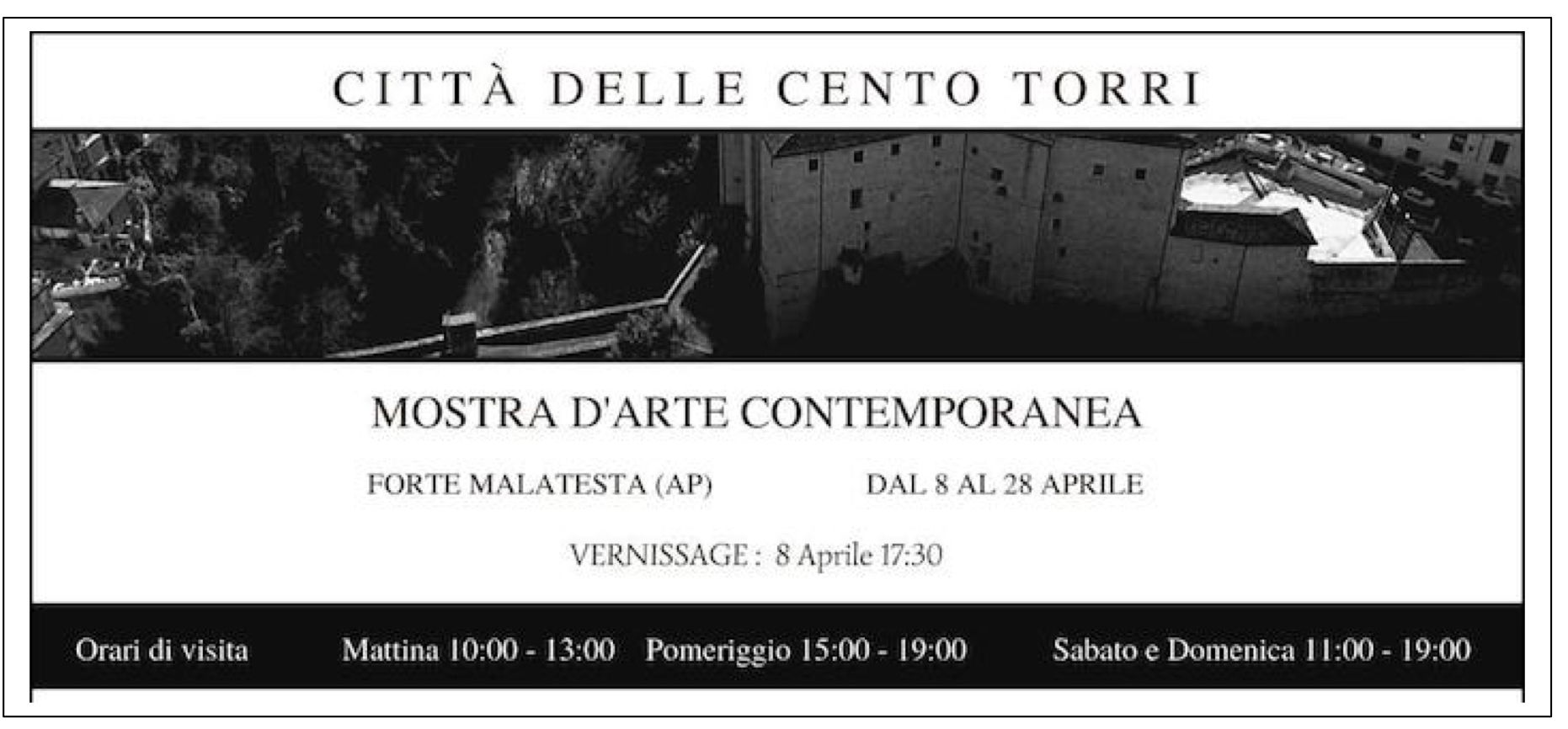 2022 - Ad Ascoli la mostra di arte contemporanea