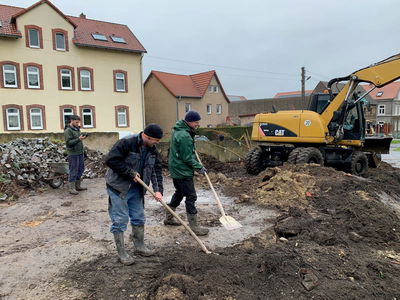 Sanierung des Teichgeländes 2023
