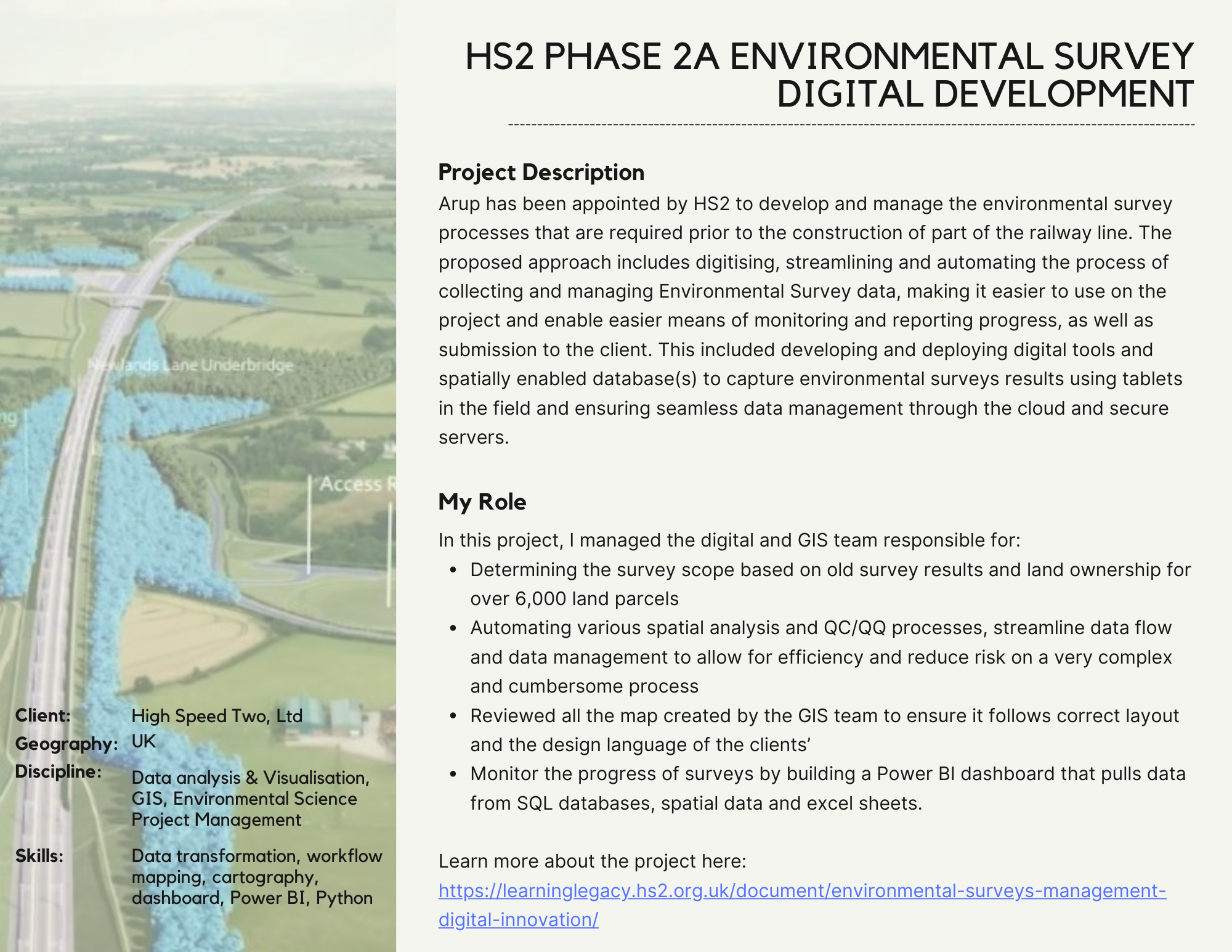 Planning Project Highlights