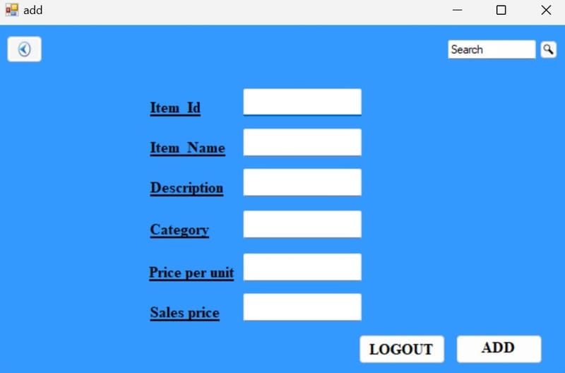 Grocery Management System