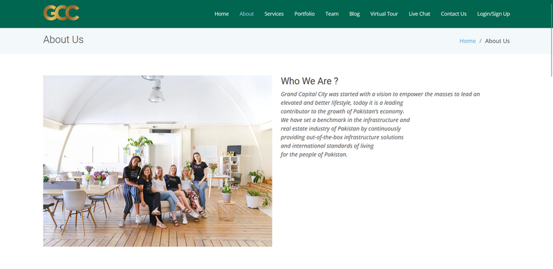 WordPress Website(Grand Capital City)