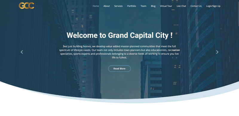 WordPress Website(Grand Capital City)