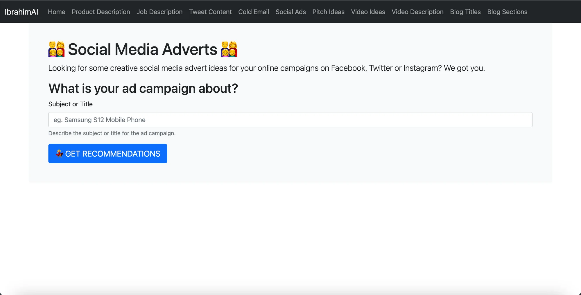AI Based Content Generation using Python Flask and OpenAI