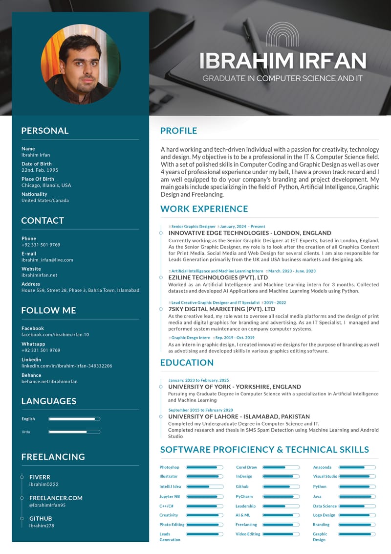 Multi-Page CVs