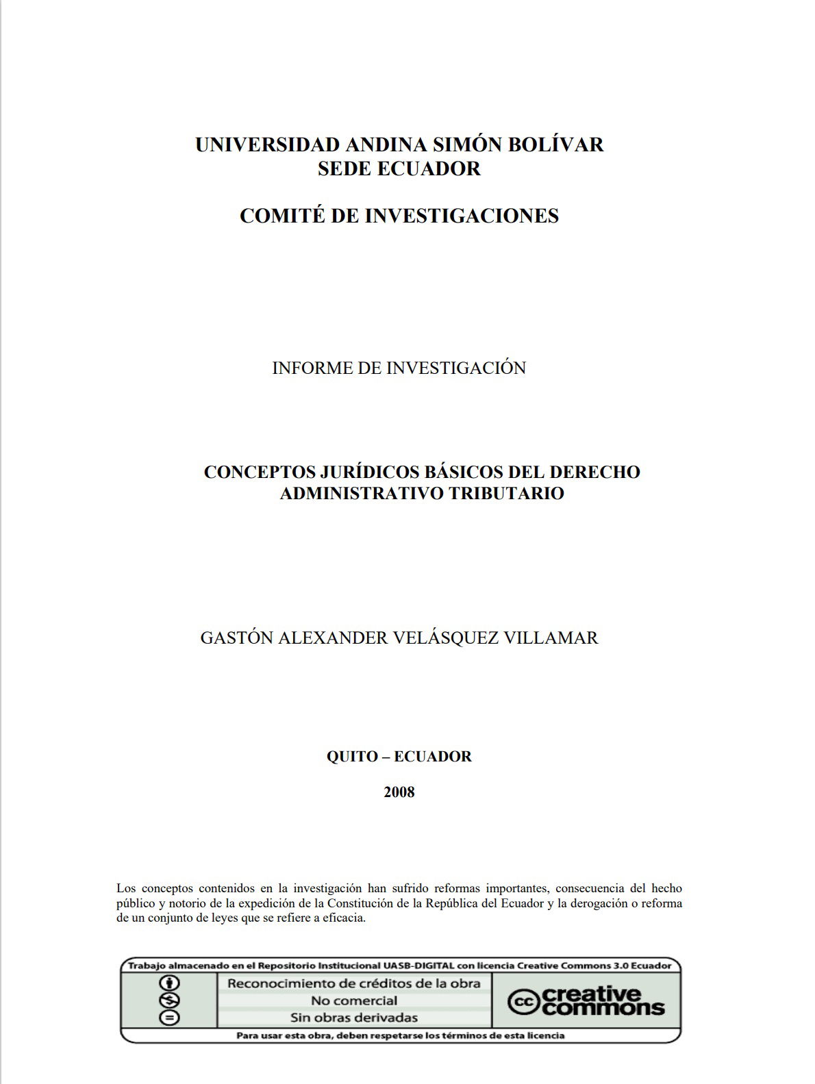 Conceptos Basicos del Derecho Administratico y Tributario