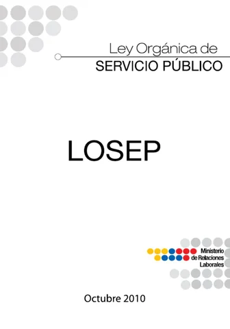 Ley Orgánica del Servicio Publico