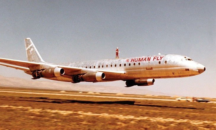 Cabalgando a lomos de un DC8