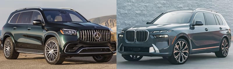 Mercedes-AMG GLS 63 4MATIC+ vs. BMW X7: A Comprehensive Head-to-Head Comparison