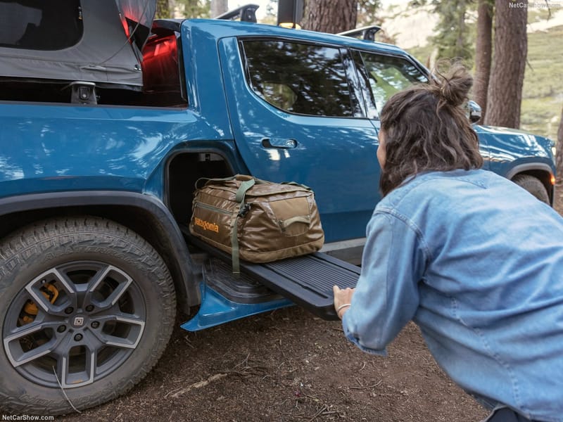 All The Cool Places You Can Stash Stuff In Your Rivian R1T Pickup Truck