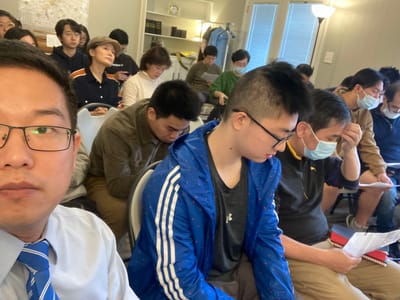 每周主日聚会:吃饼喝杯记念主!