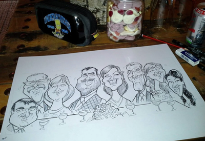 caricatures &amp; silhouette artistes image