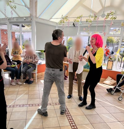 care home entertainment image