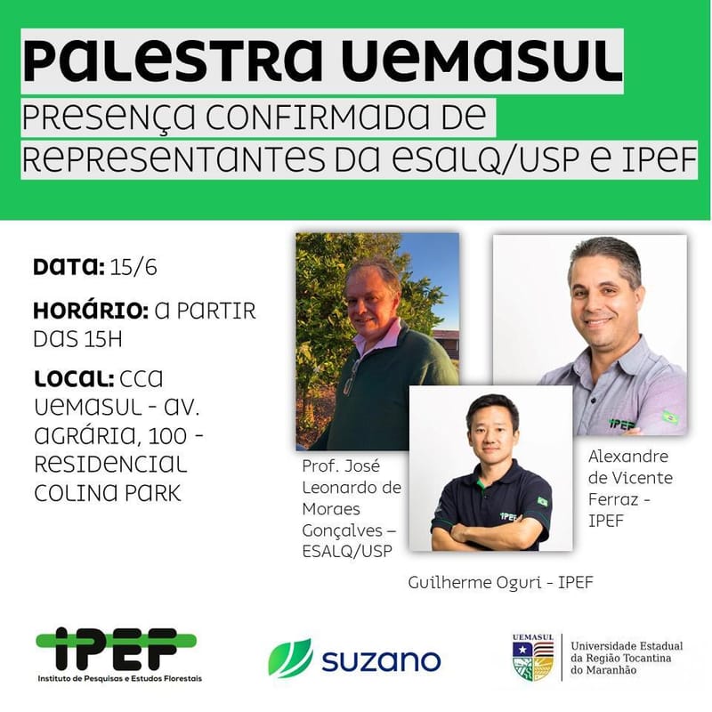 Palestras com presença de representantes da ELSAQ/USP e IPEF
