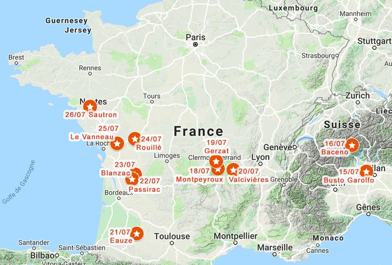 Tournée 2019