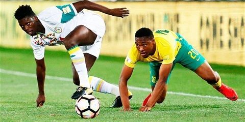 SENEGAL TOO STRONG FOR BAFANA BAFANA