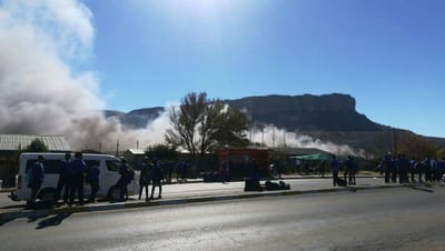 STUDENTS OF TVET MALUTI COLLEGE ARE TIRED OF LACK OF LECTURING AND STUDY RESOURCES.