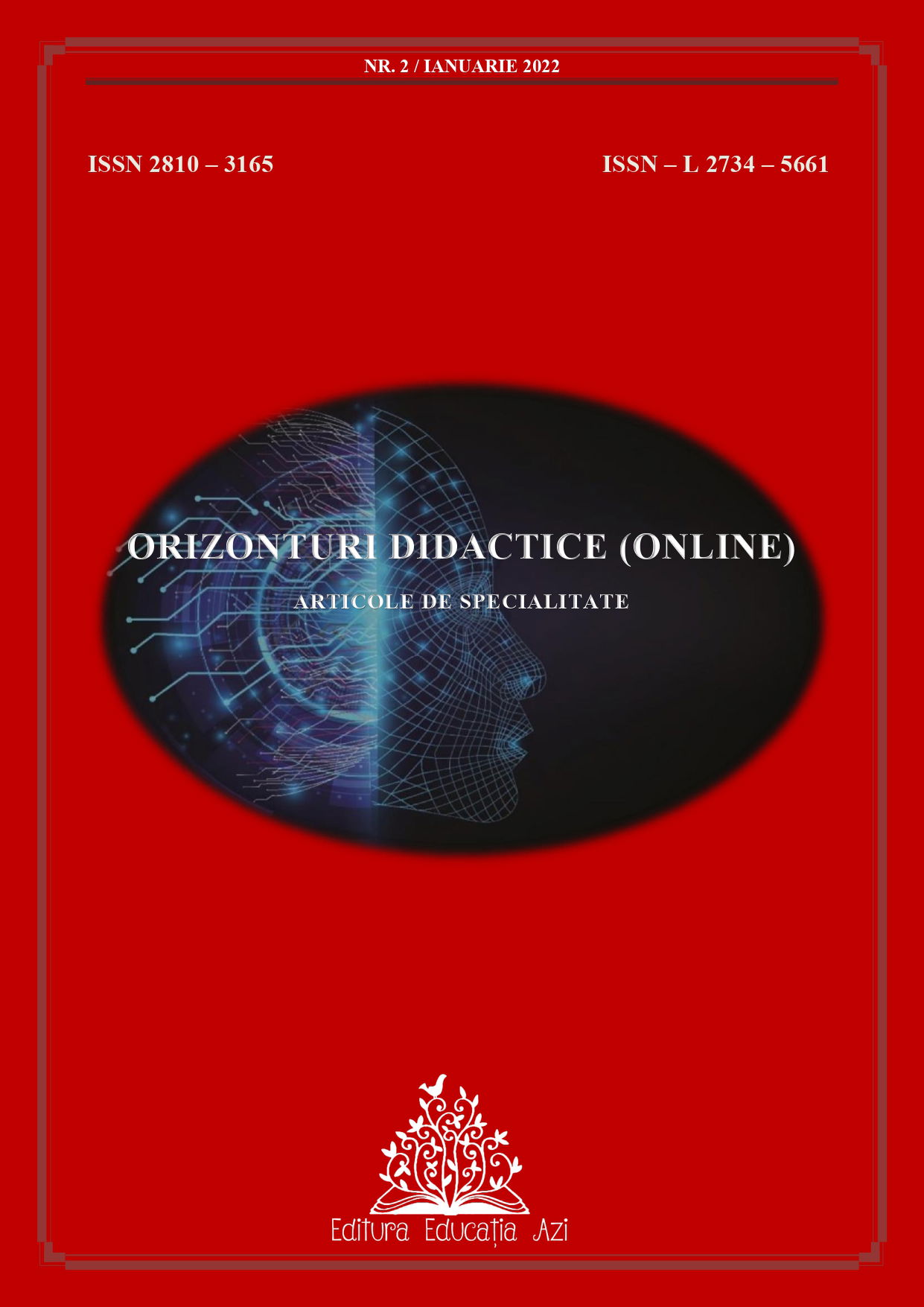 Orizonturi Didactice (Online) nr. 2 din ianuarie 2022