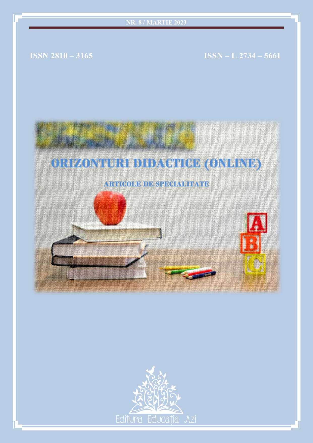 Orizonturi Didactice (online) nr 8 din martie 2023