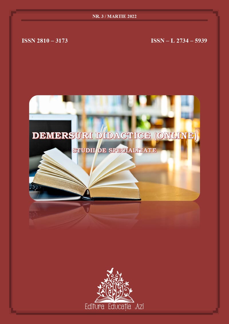 Demersuri Didactice (online) nr. 3 din martie 2022