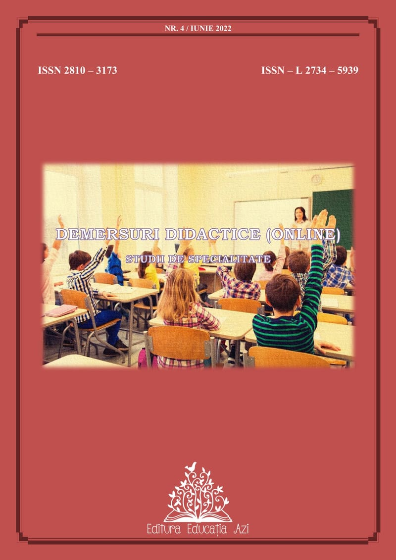 Demersuri Didactice (online) nr. 4 din iunie 2022