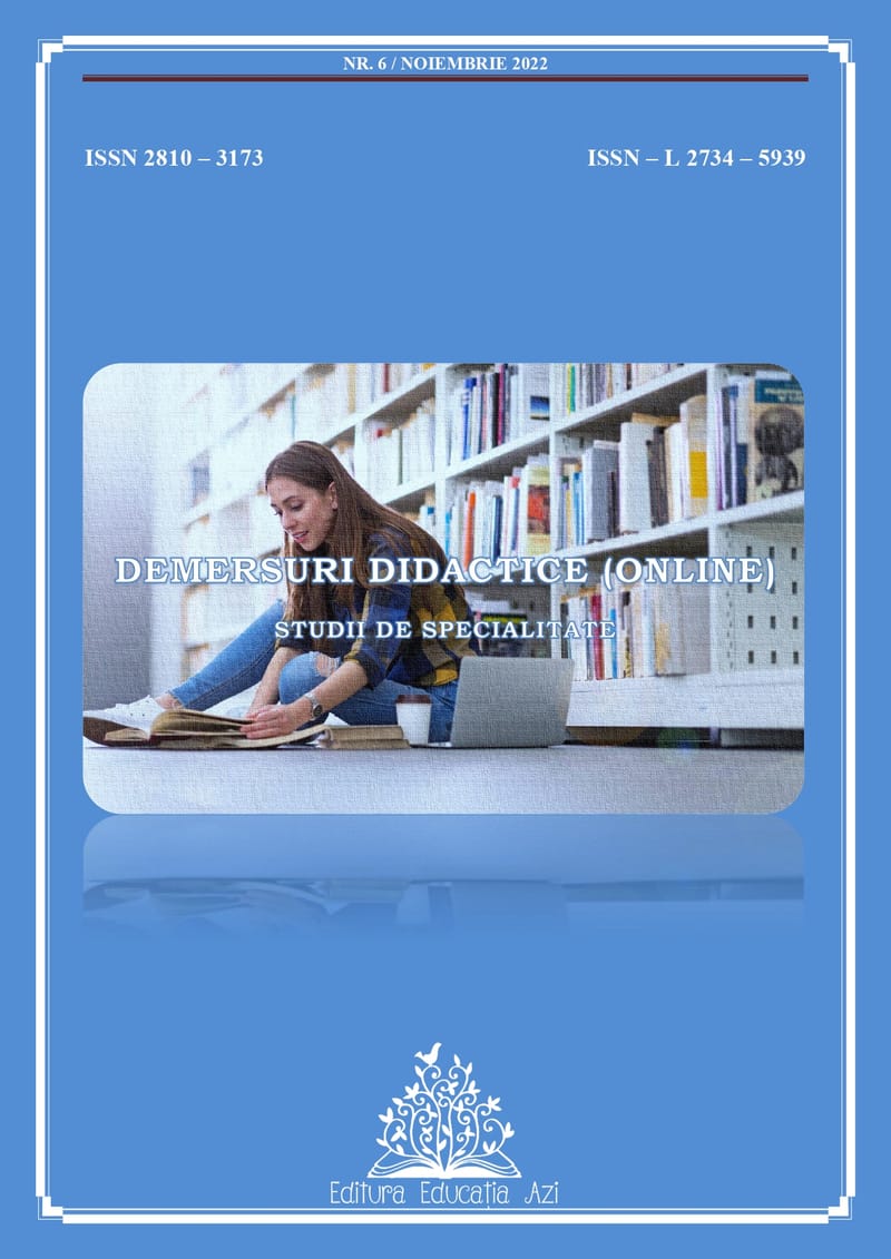 Demersuri Didactice (online) nr. 6 din noiembrie 2022
