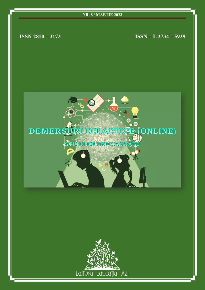 Demersuri Didactice (online) nr 8 din martie 2023
