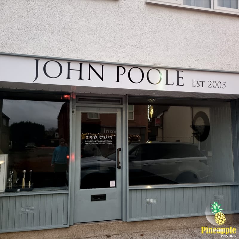 Advertising, Safety, Shop front or Welcome boards for events
