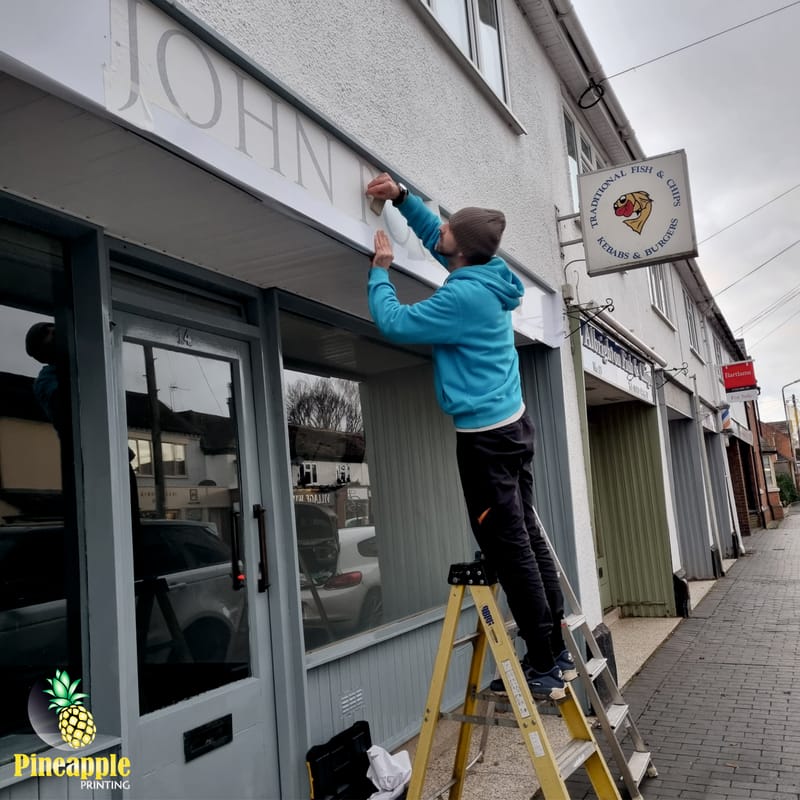 Advertising, Safety, Shop front or Welcome boards for events