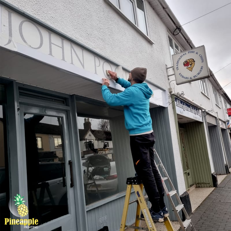 Advertising, Safety, Shop front or Welcome boards for events