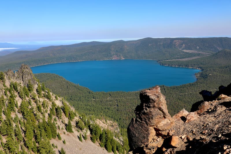 Oregon Est 2 : Bend, Newberry Ntl Volcanic Monument, Lava Lands, Paulina Peak