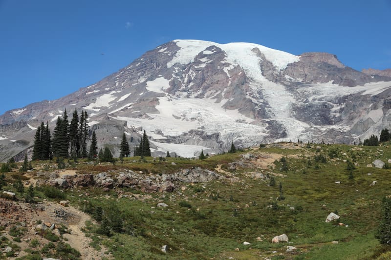 Chaîne volcanique des Cascades : Mount Rainier & Mount St Helens