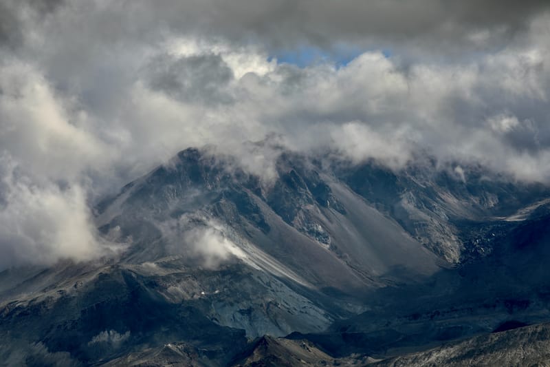 Chaîne volcanique des Cascades : Mount Rainier & Mount St Helens