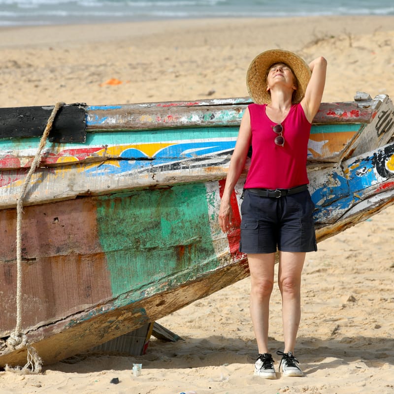 5. En passant par le lac Rose... et les plages de l'Atlantique