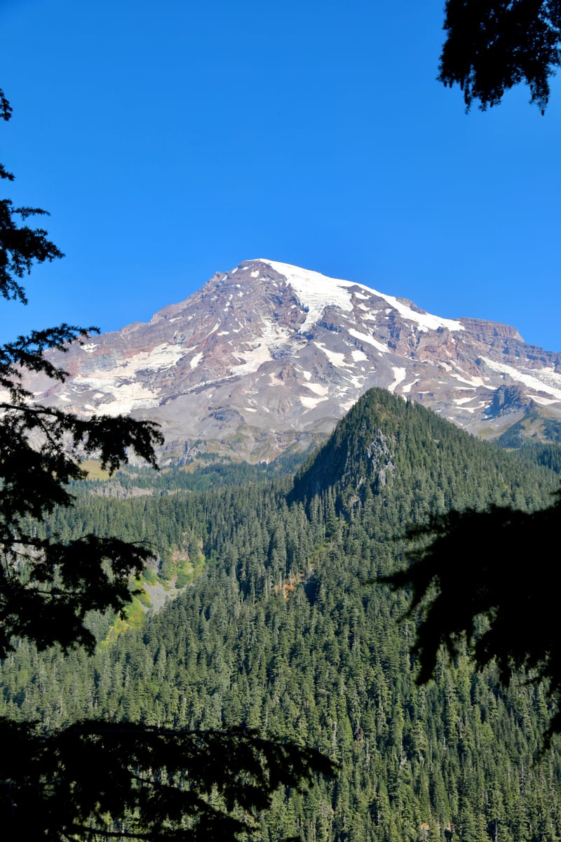 Chaîne volcanique des Cascades : Mount Rainier & Mount St Helens