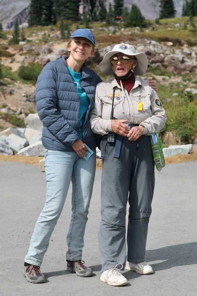 Chaîne volcanique des Cascades : Mount Rainier & Mount St Helens