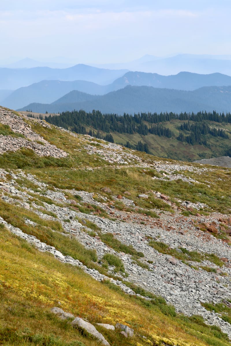 Chaîne volcanique des Cascades : Mount Rainier & Mount St Helens