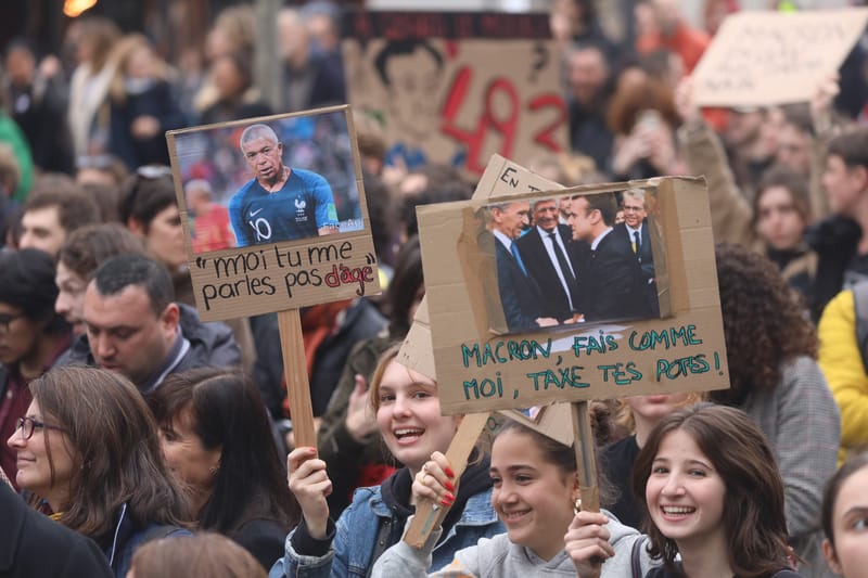 PARIS 1 : Manifestation contre la Loi Retraite, 23 mars 2023