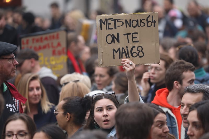 PARIS 1 : Manifestation contre la Loi Retraite, 23 mars 2023